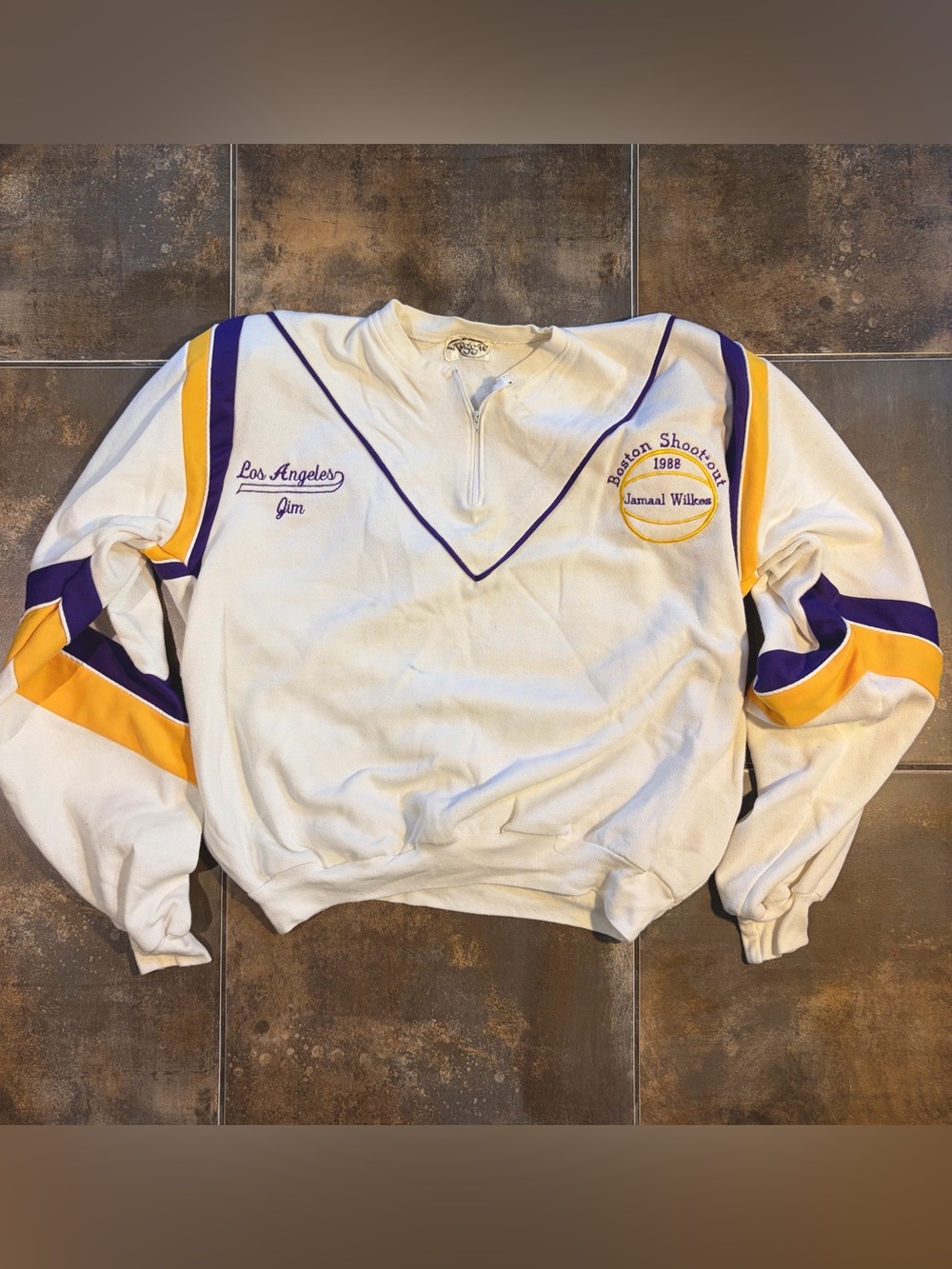 Vintage 1988 Laker Quarter Zip